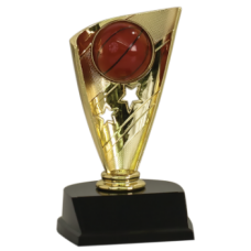 Banner Style Basketball Trophy